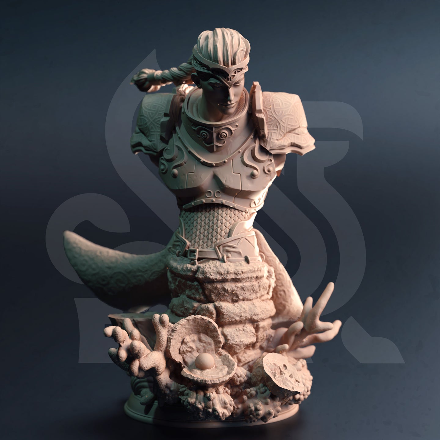 Cleric (Aboro-Ko) Bust  by DM Stash