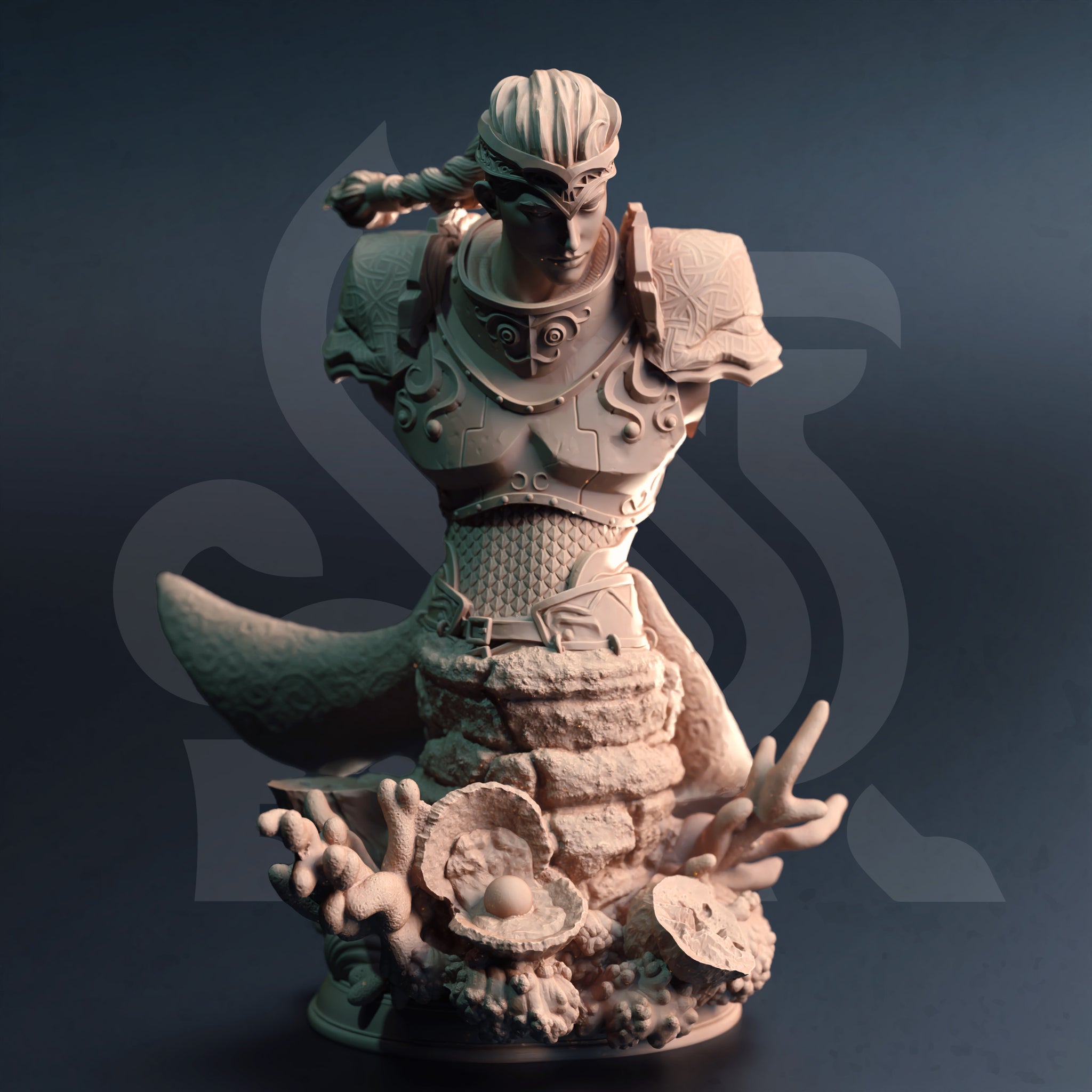 Cleric (Aboro-Ko) Bust  by DM Stash