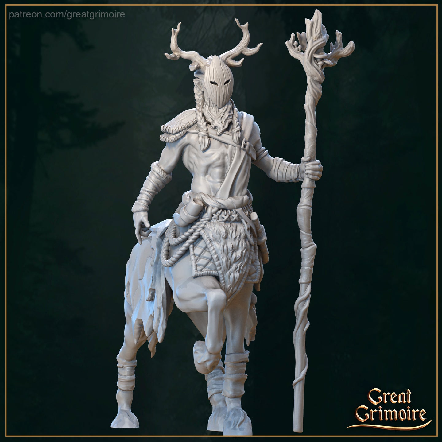 Centaur Warrior 01 by Great Grimoire