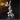 Female Air Genasi cleric thrusting a lightning-wreathed sword skyward, long hair and billowing robes caught in motion, fierce upward gaze. Sculpt by DnD Is A Woman.