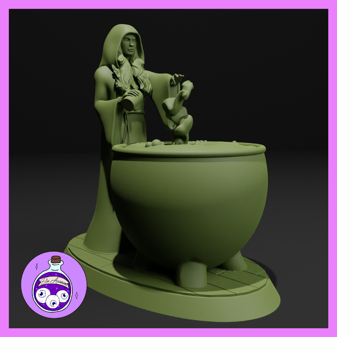 Alchemist Witch Brewmaster by Ella's Arcanum Minis