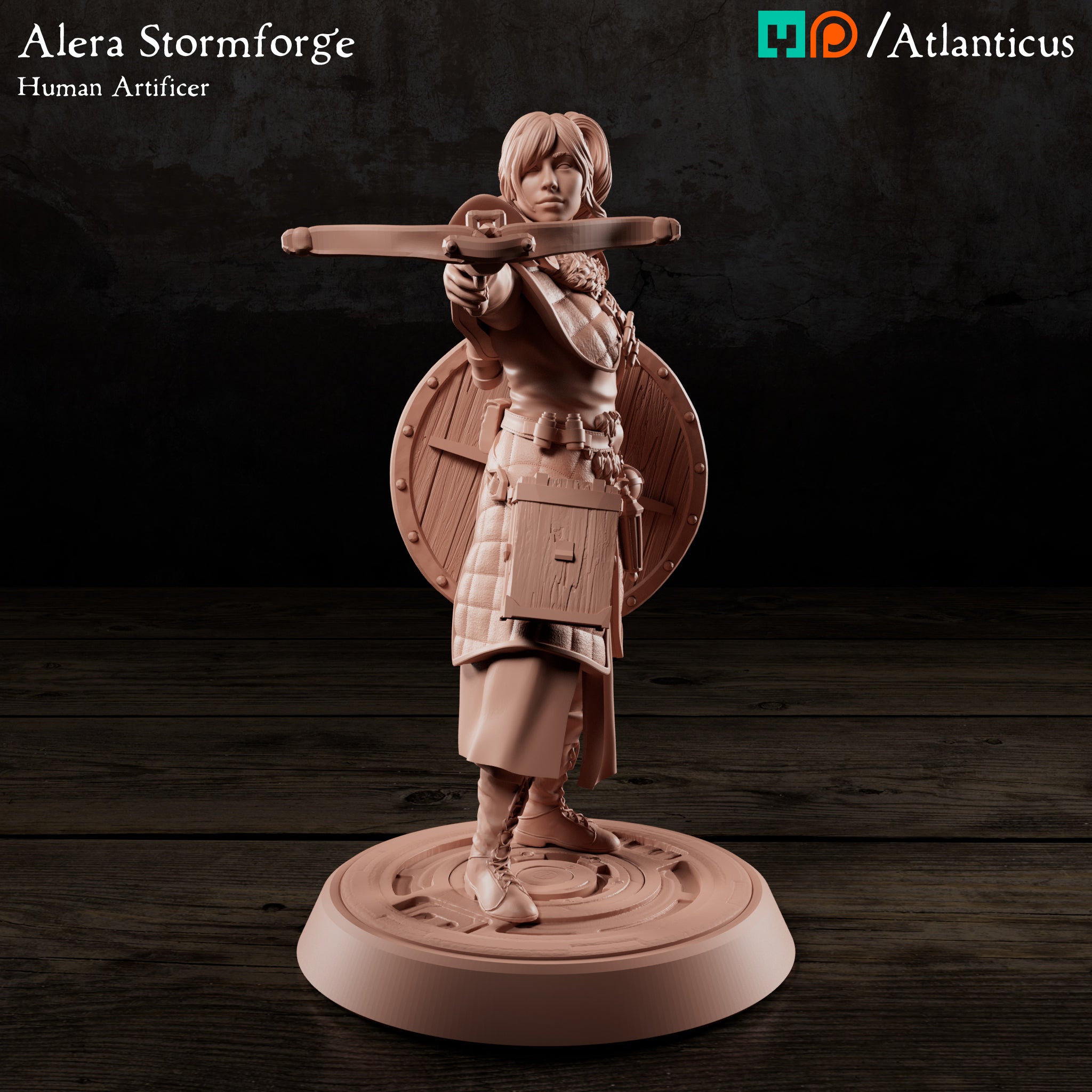 Alera Stormforge w/Hand Crossbow | D&D Miniature – MitzNSimz