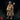 Elderly bearded male wizard in layered robes and turban, gripping a gnarled orb-topped staff in both hands, wearing sandals. Stern expression, braided beard. Sculpt by Monster Atlas.