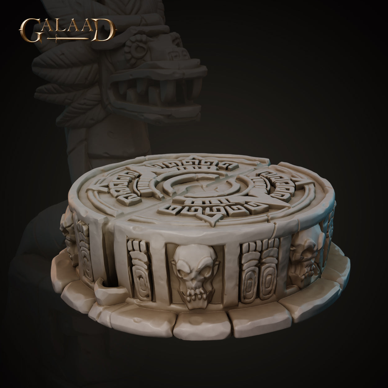 Aztec Altar 01 by Galaad Miniatures