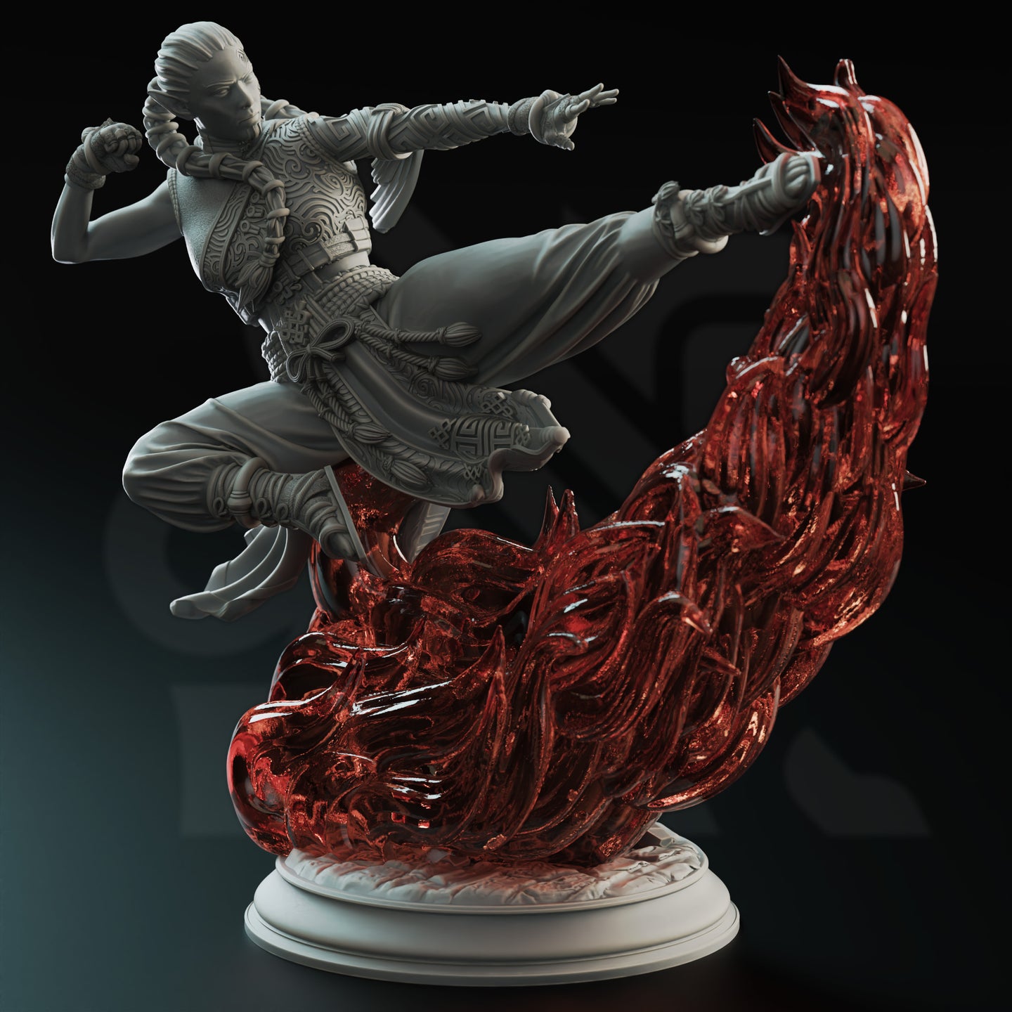 Elemental Monk (Andraza the False Incarnate) by DM Stash