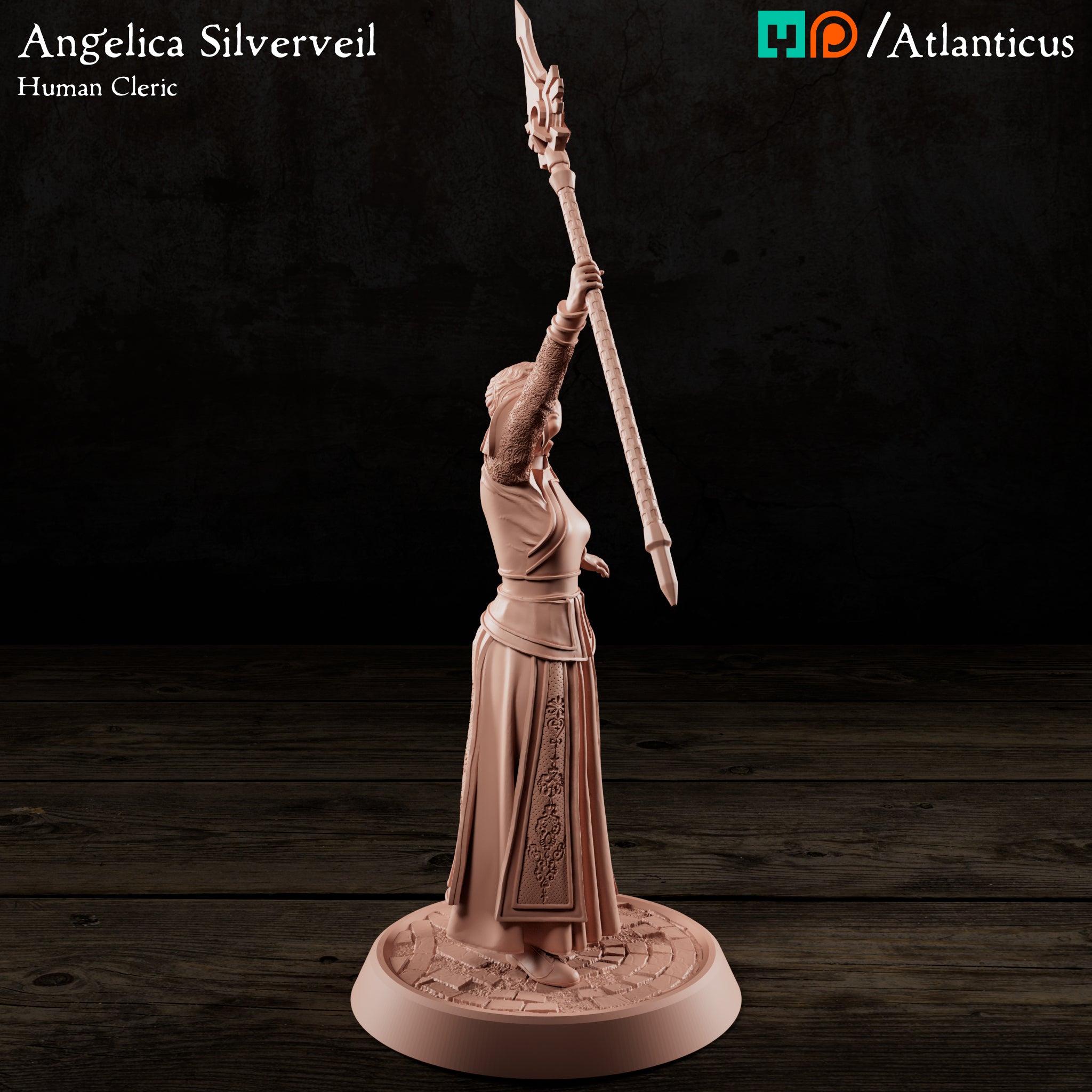 Angelica Silverveil Human Cleric by Atlanticus Arts