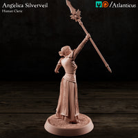Angelica Silverveil Human Cleric by Atlanticus Arts