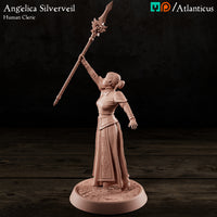 Angelica Silverveil Human Cleric by Atlanticus Arts