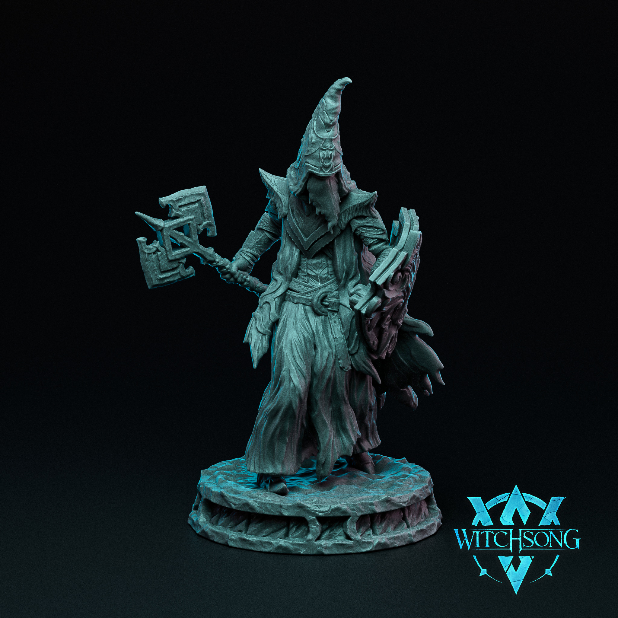 Apostle of the Faceless King 04 D&D Miniature by Witchsong Miniatures ...