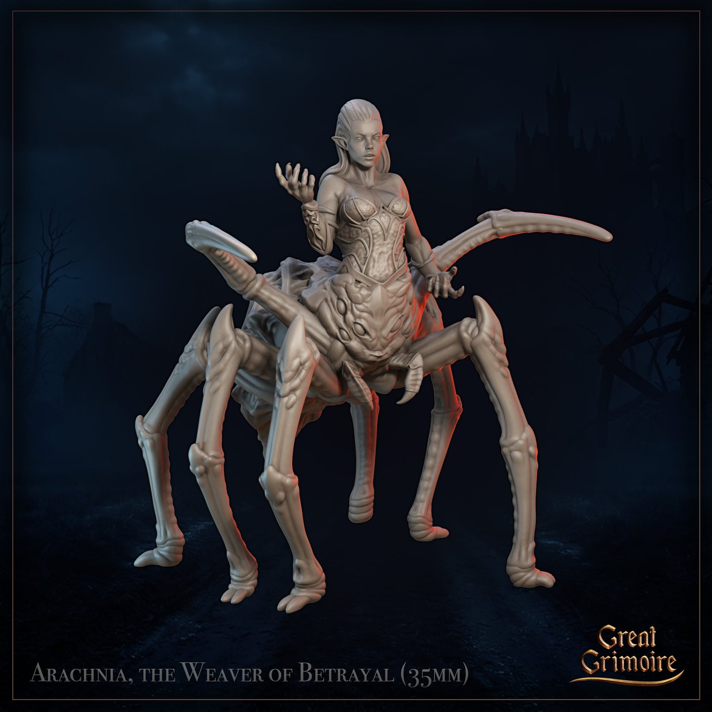 Arachnia, the Weaver of Betrayal by Great Grimoire