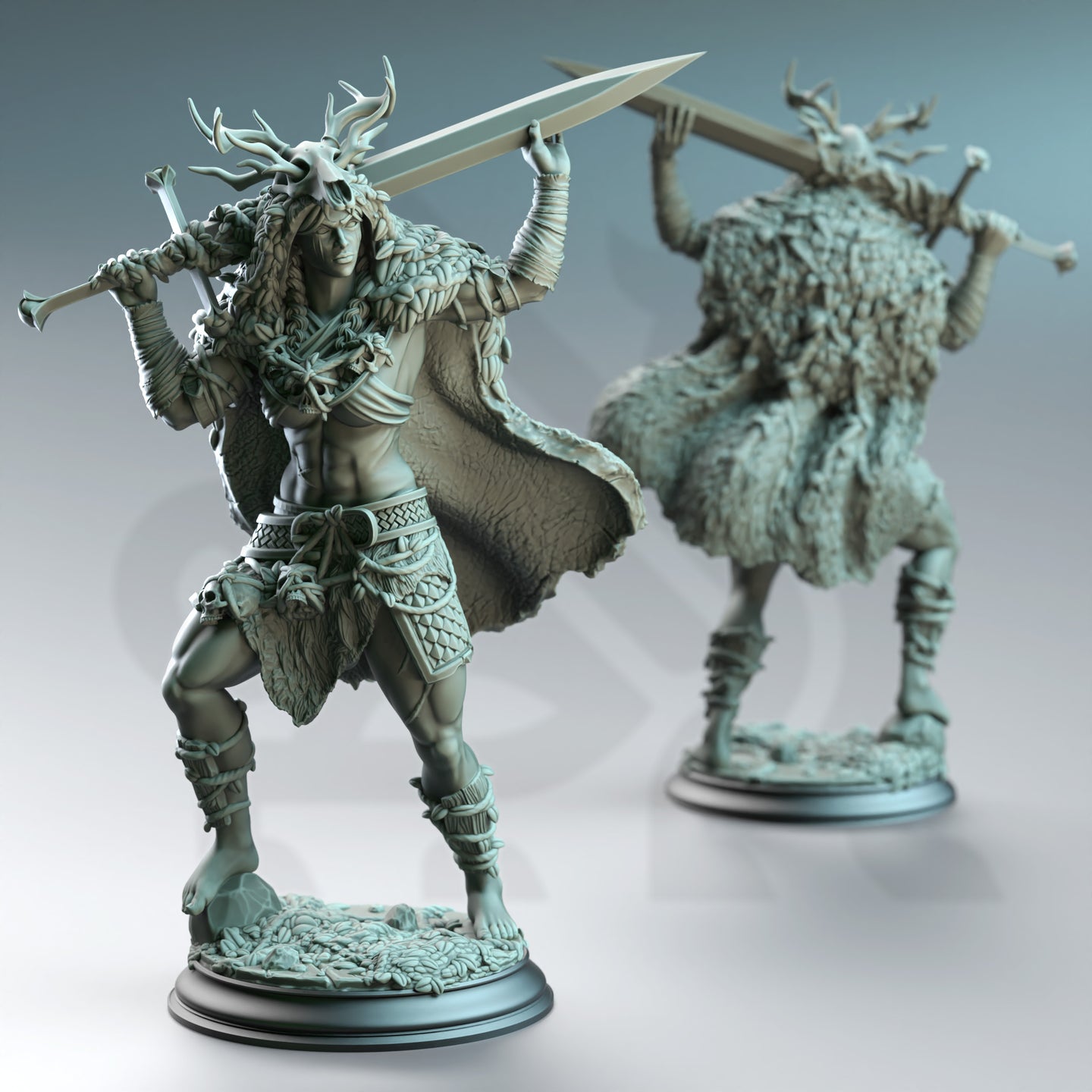 Forest Barbarian (Aram'ra - Nature's Rage) by DM Stash