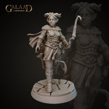 Female Tiefling Archer 01 by Galaad Miniatures