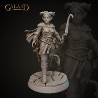 Female Tiefling Archer 01 by Galaad Miniatures
