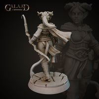 Female Tiefling Archer 01 by Galaad Miniatures