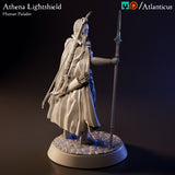 Athena Lightshield Human Paladin w/Spear by Atlanticus Arts