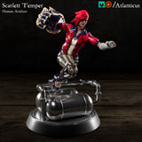 Scarlett Temper Female Human Artificer by Atlanticus Arts