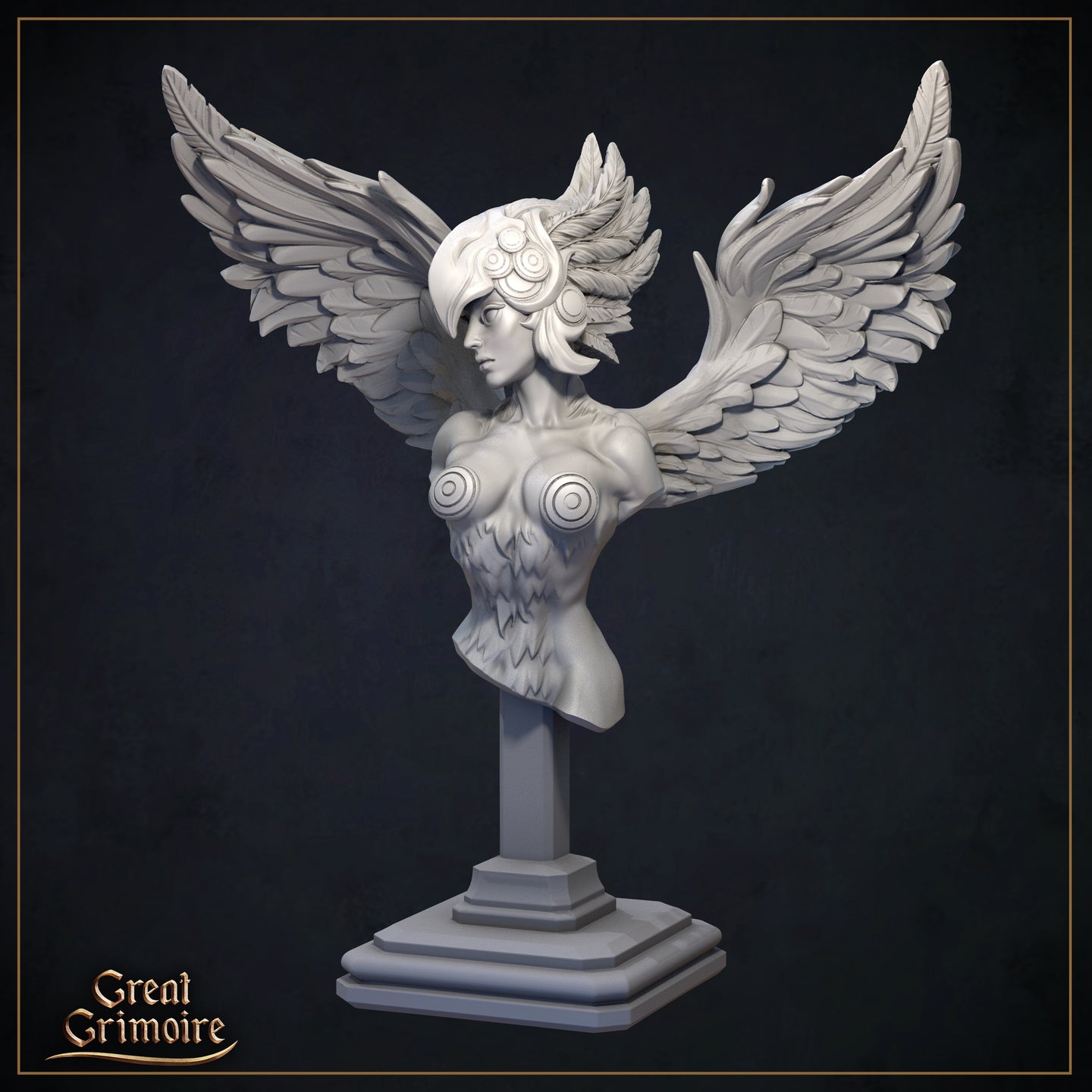 Avian Princess Bust  by Great Grimoire