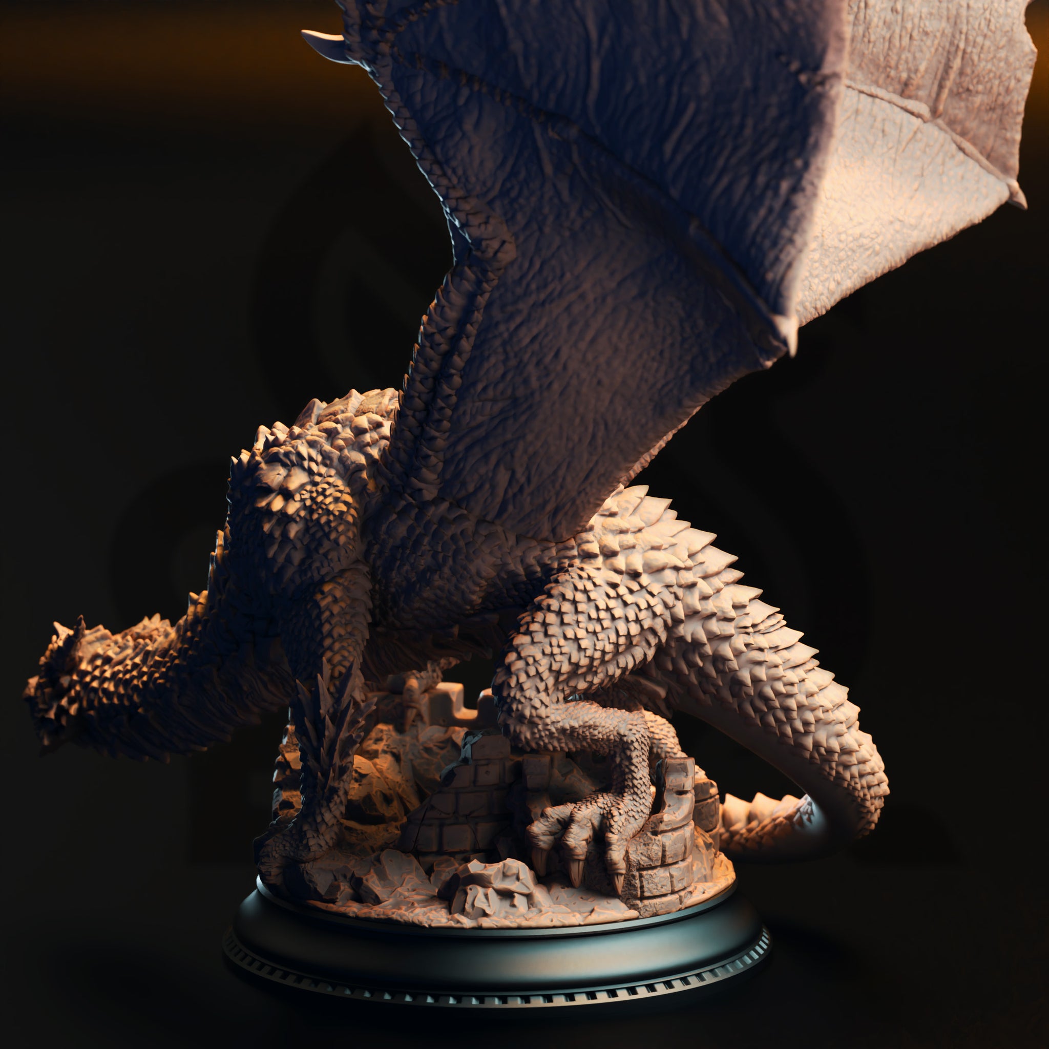 Adult Silver Dragon (Azmordion the Ever Prideful) by DM Stash