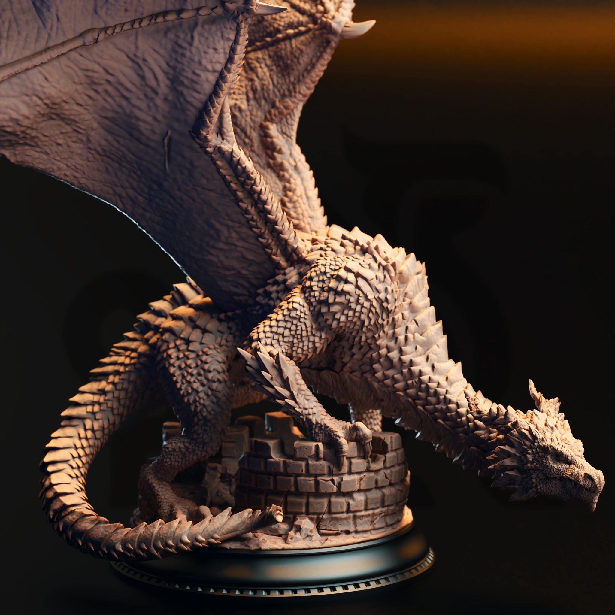 Adult Silver Dragon (Azmordion the Ever Prideful) by DM Stash