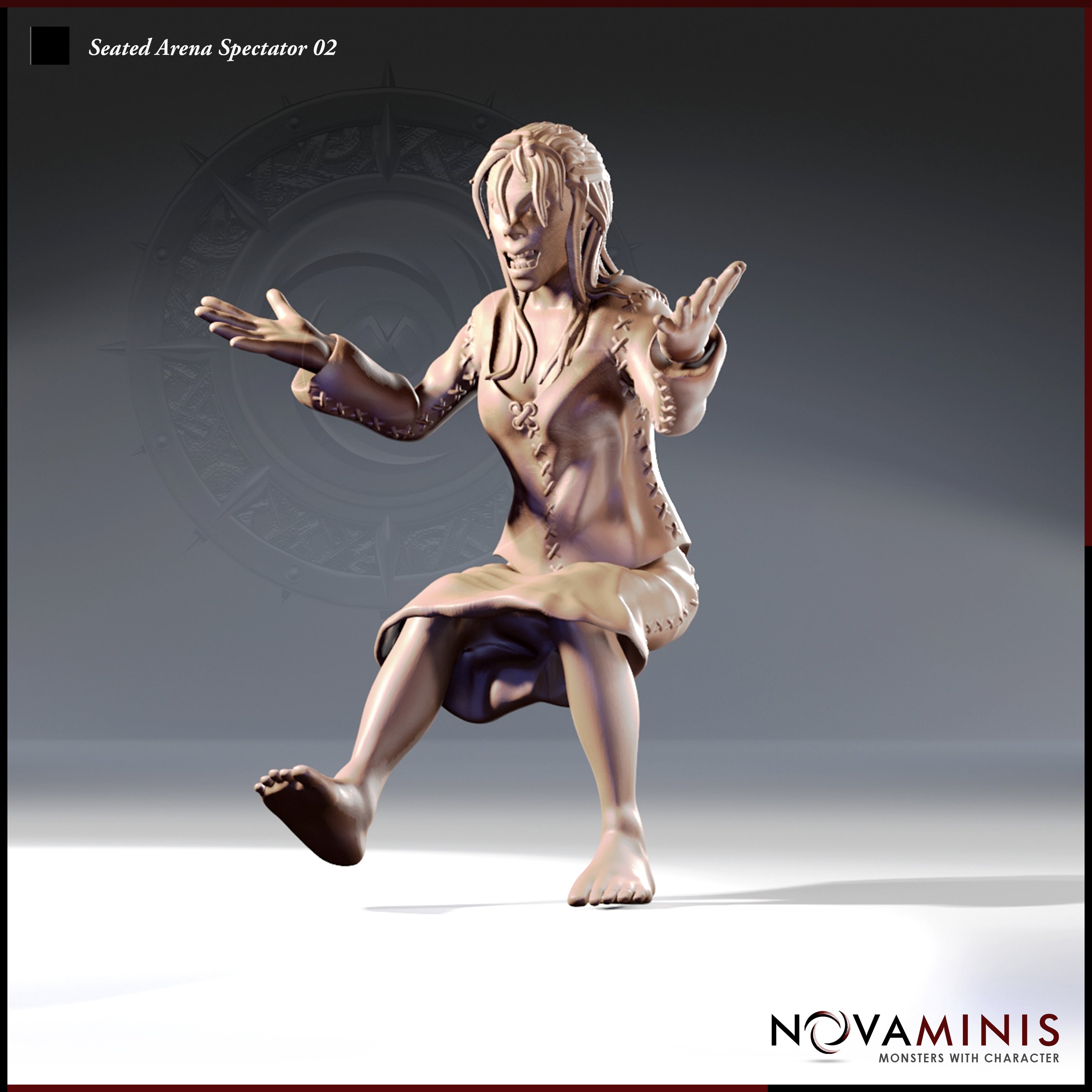 Arena Spectator 02 | D&D Miniature for Urban Encounters – MitzNSimz