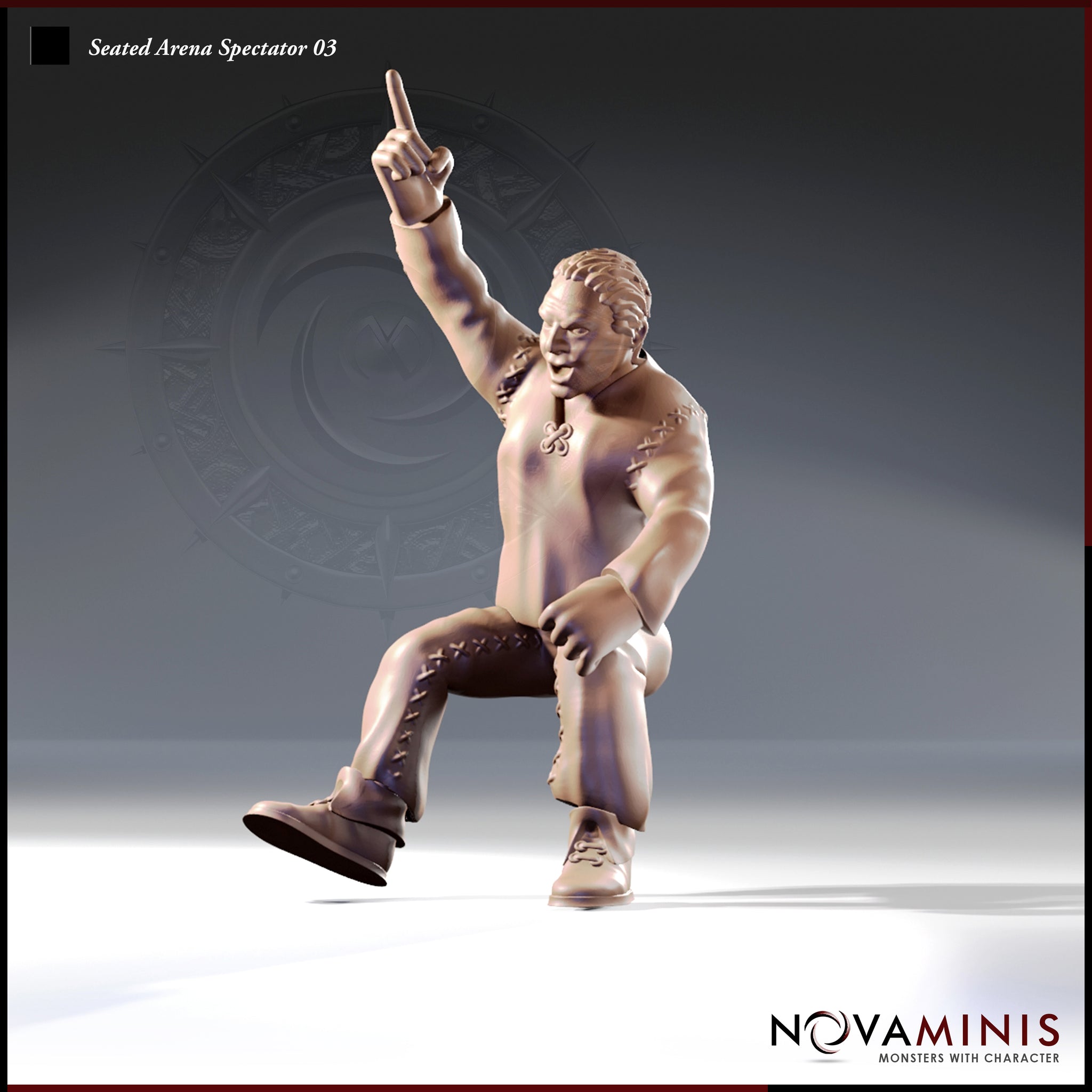 Seated Arena Spectator Bundle by Novaminis