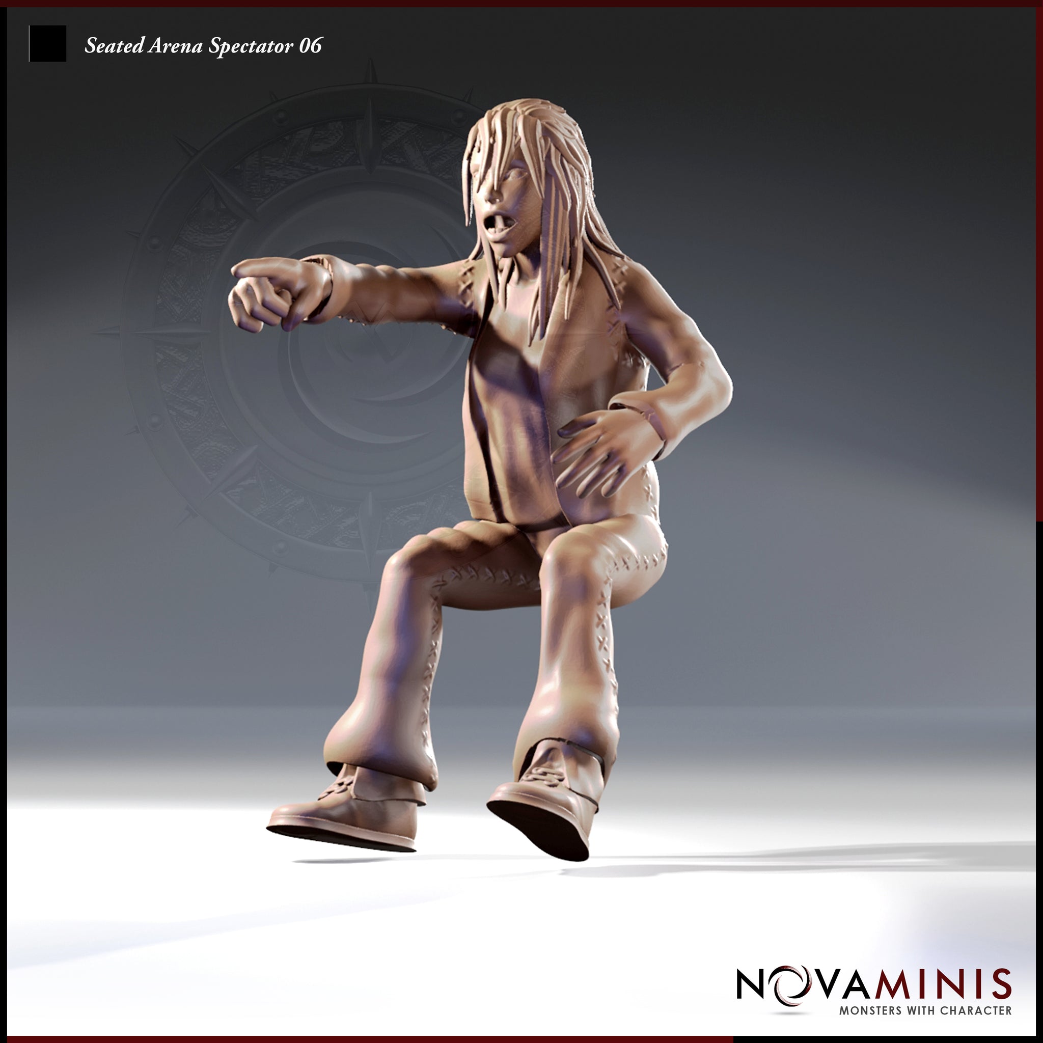 Seated Arena Spectator Bundle by Novaminis