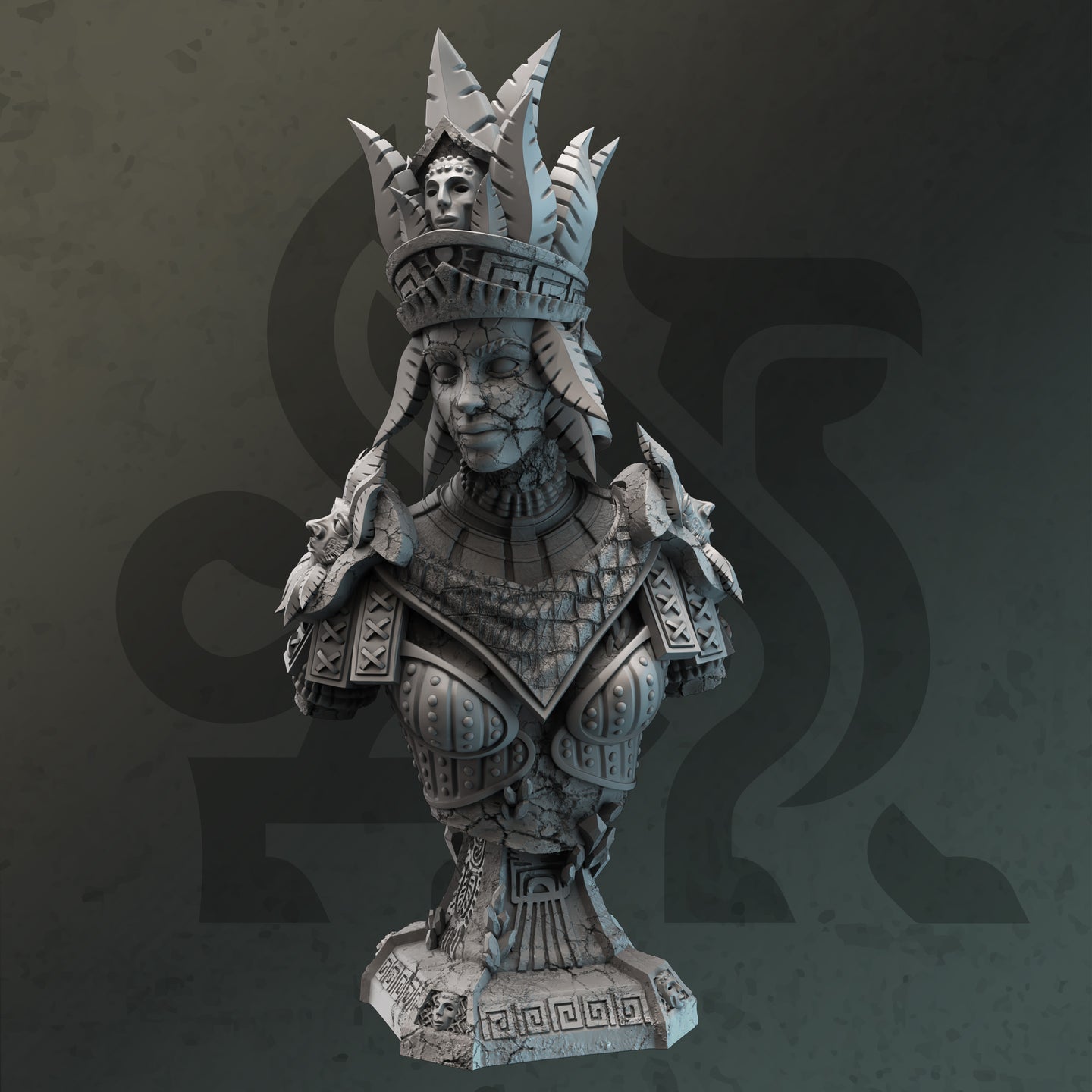 Geomancer (Ruby) Bust  by DM Stash