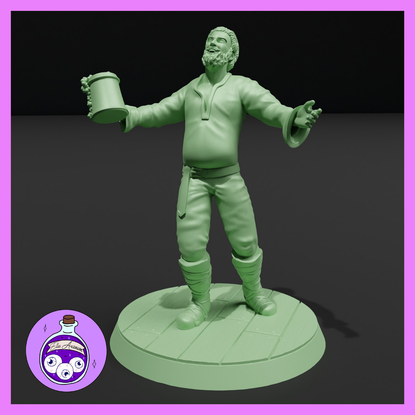 Bar Patron Man by Ella's Arcanum Minis