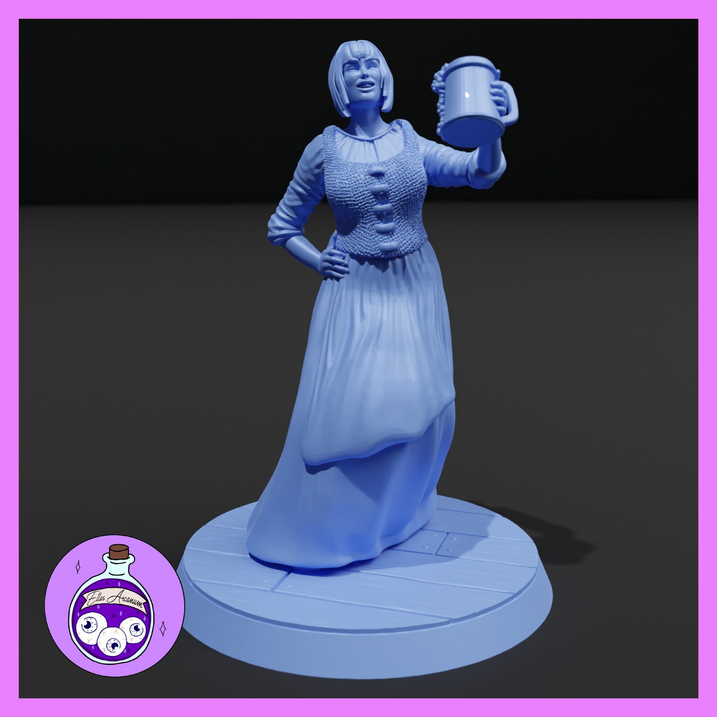 Bar Patron Woman by Ella's Arcanum Minis