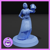 Bar Patron Woman by Ella's Arcanum Minis