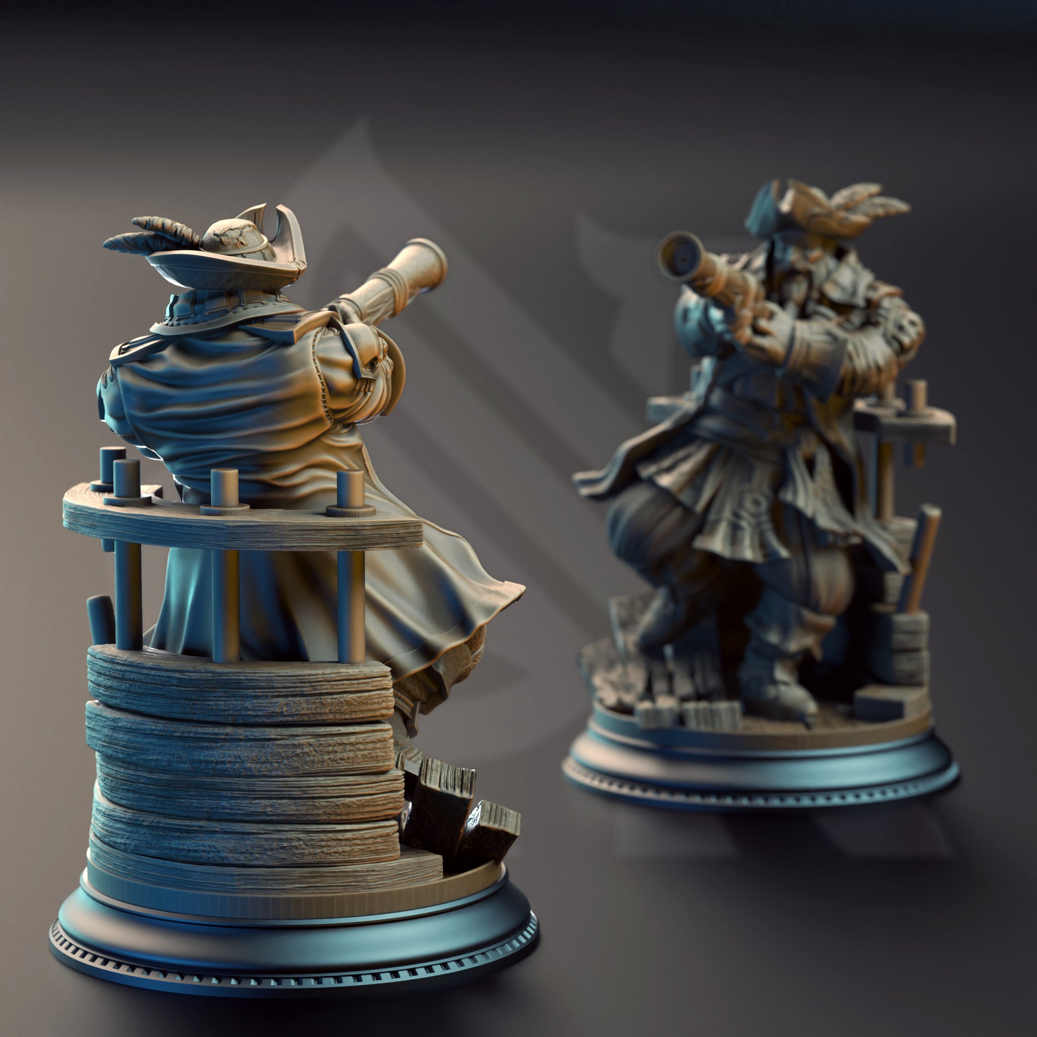 Captain of the Gilded Seahorse (Baradin Blackbeard) by DM Stash