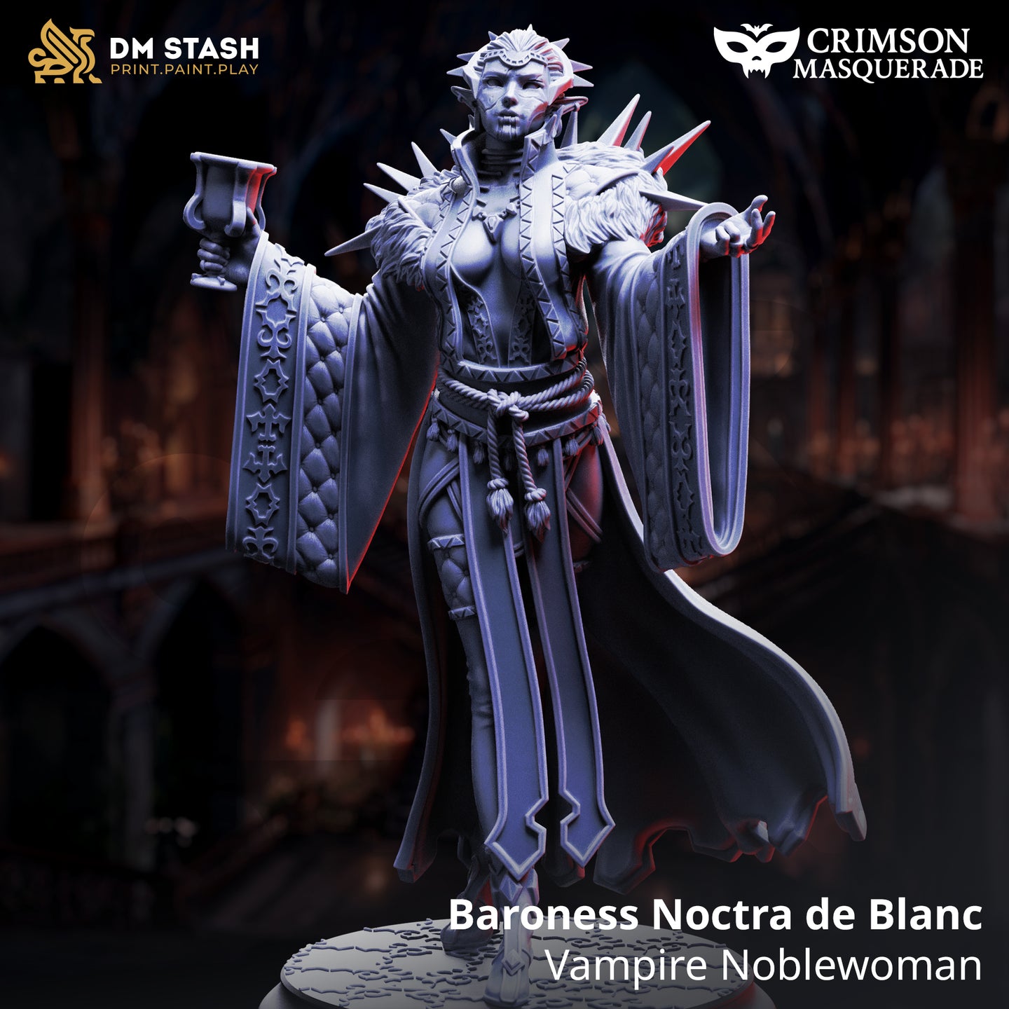 Vampire Noblewoman (Baroness Noctra de Blanc) by DM Stash