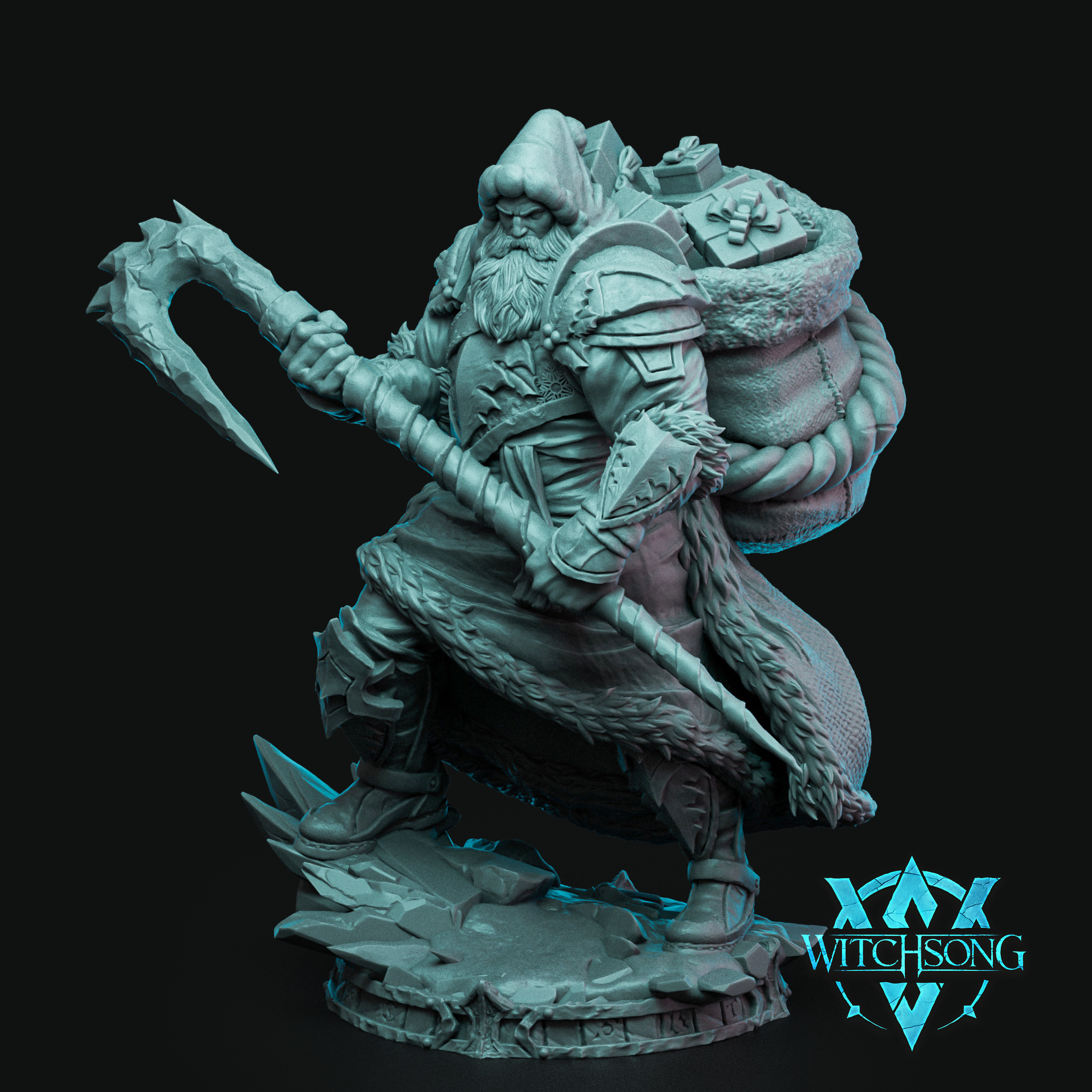 Claus, The List Checker by Witchsong Miniatures