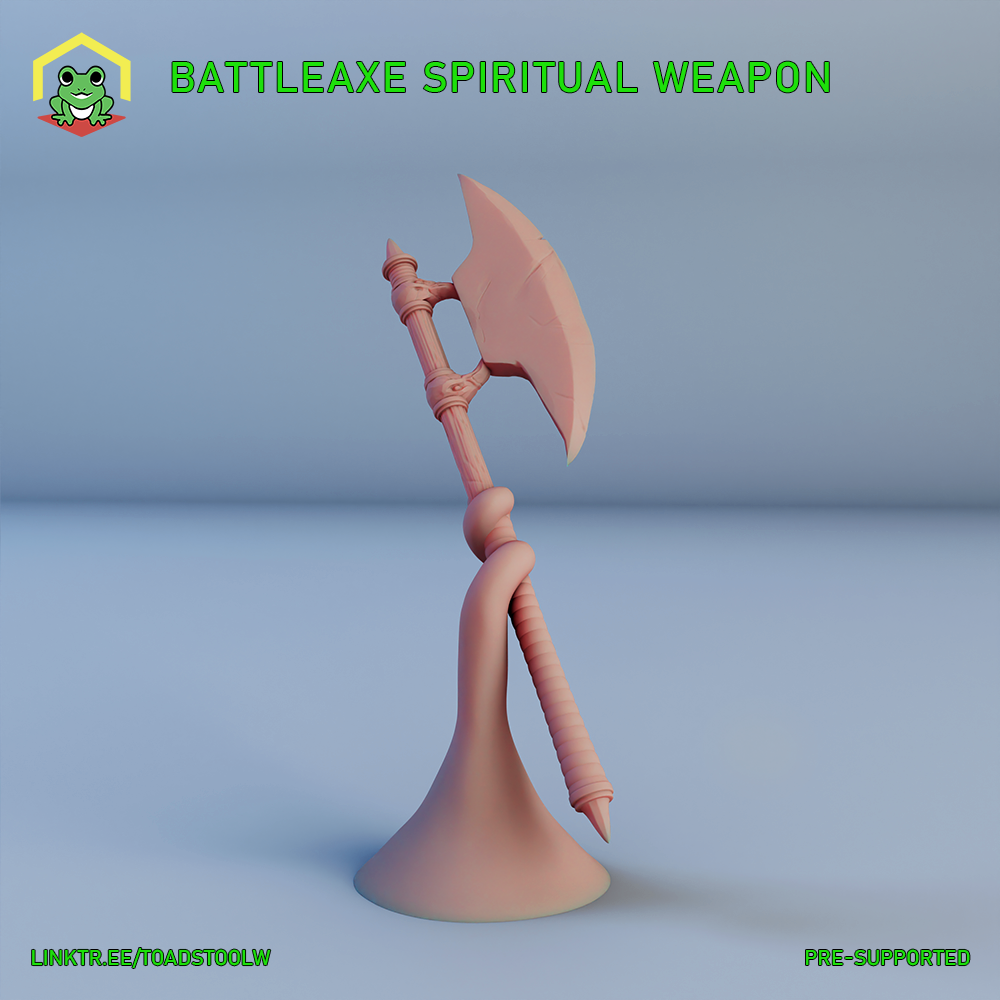 Battle Axe Spiritual Weapon by The Toadstool Weaver