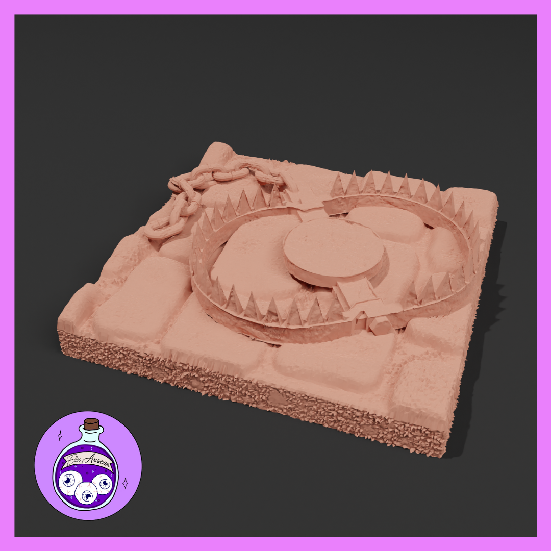Bear Trap with Base by Ella's Arcanum