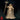 Unpainted resin miniature of Belial the Archdevil by Monster Atlas — a horned, bearded figure in layered armour and a sweeping cloak, raising a trident-staff to one side with one hand while holding a short sceptre in the other. Render shown in warm tan against a dark background.