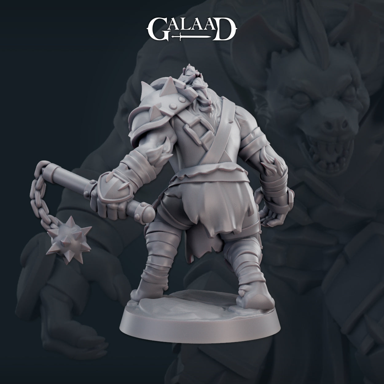 Big Gnoll 01 by Galaad Miniatures
