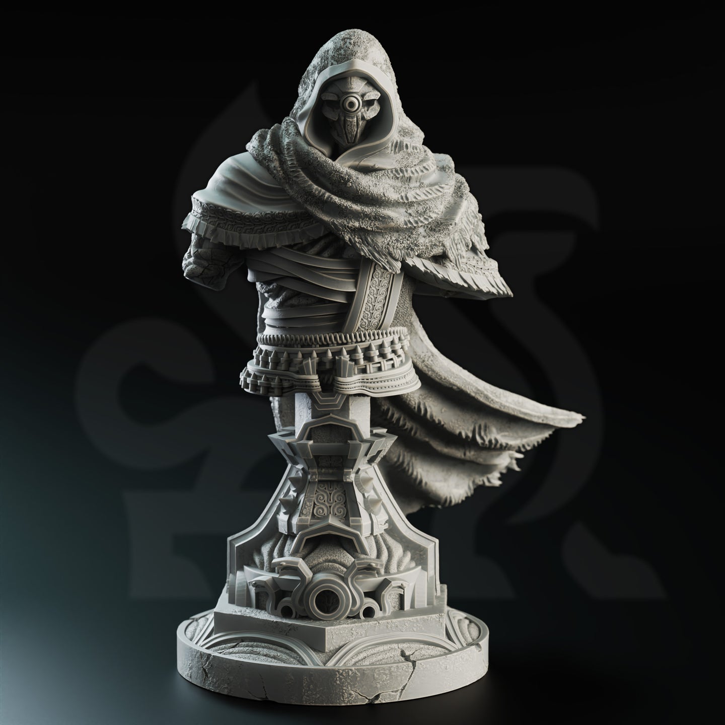 Construct Gunslinger (Big Iron) Bust  by DM Stash