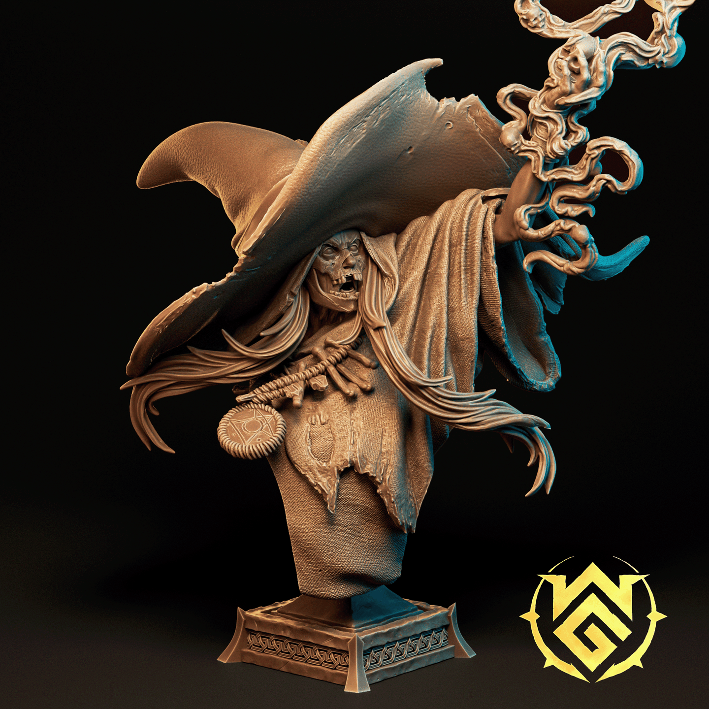 Blight Crone (Swamp Hag) Bust by The Witchguild