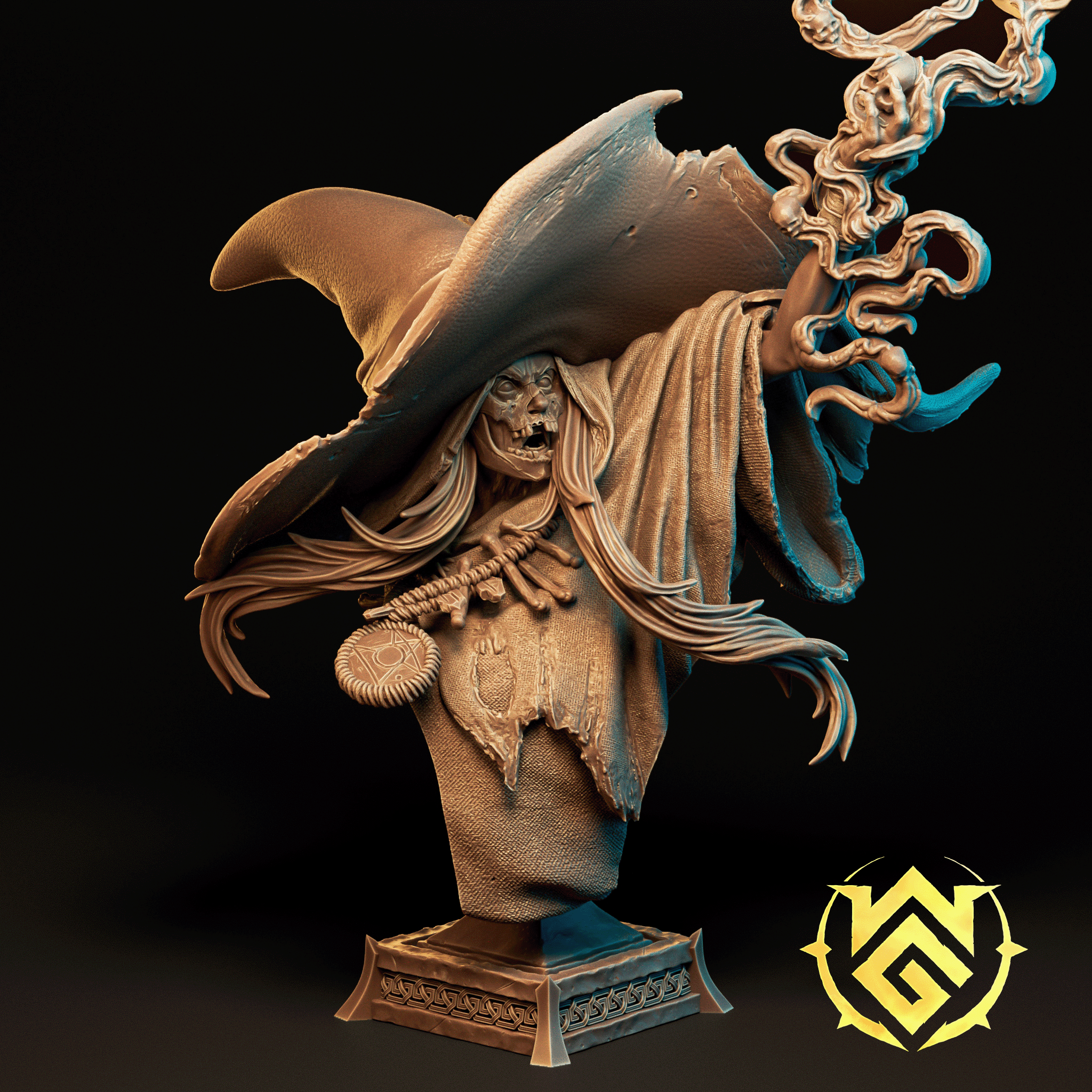 Blight Crone (Swamp Hag) Bust by The Witchguild