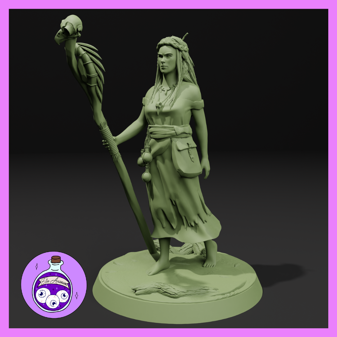 Bog Witch Human Druid Female by Ella's Arcanum Minis