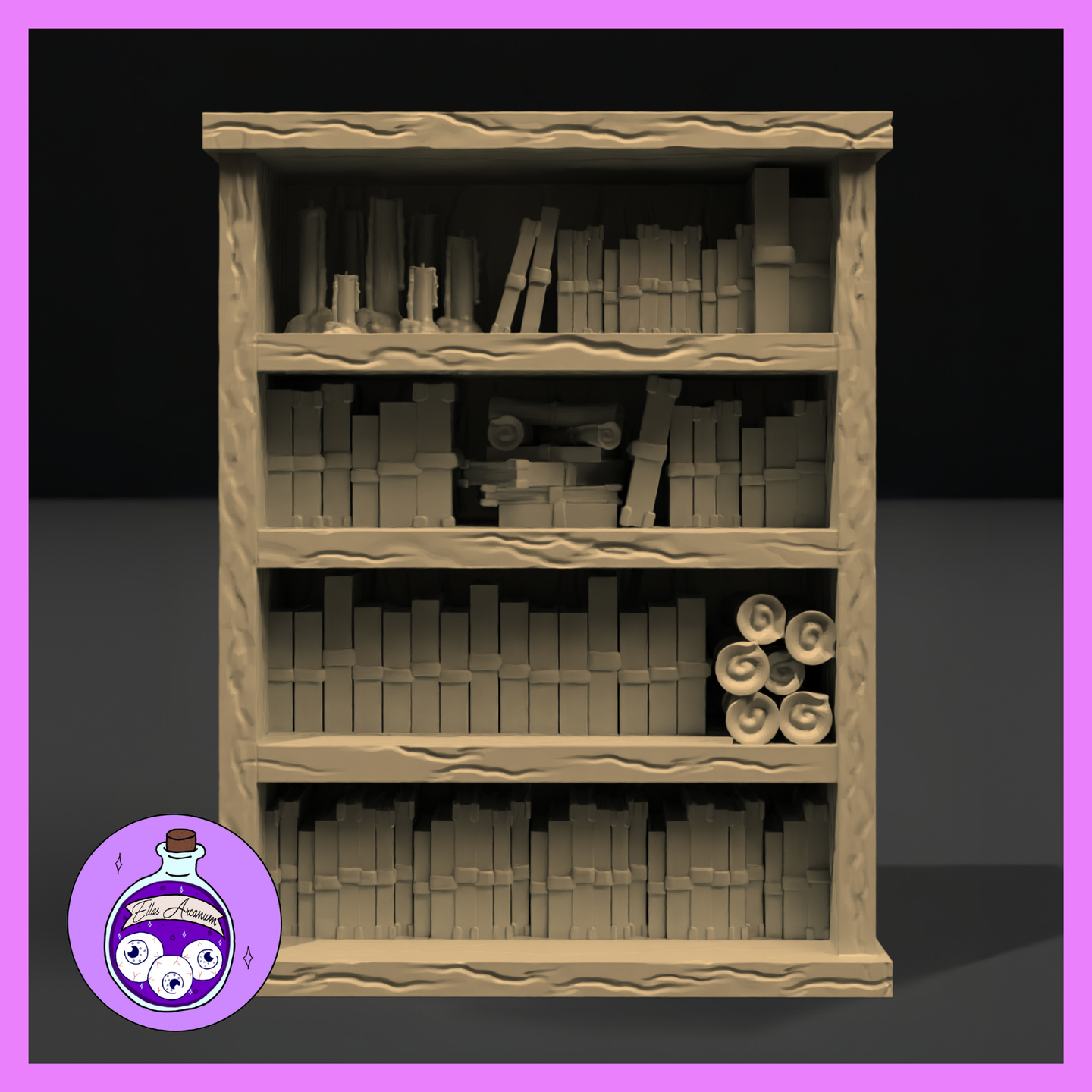 Bookshelf Library by Ella's Arcanum