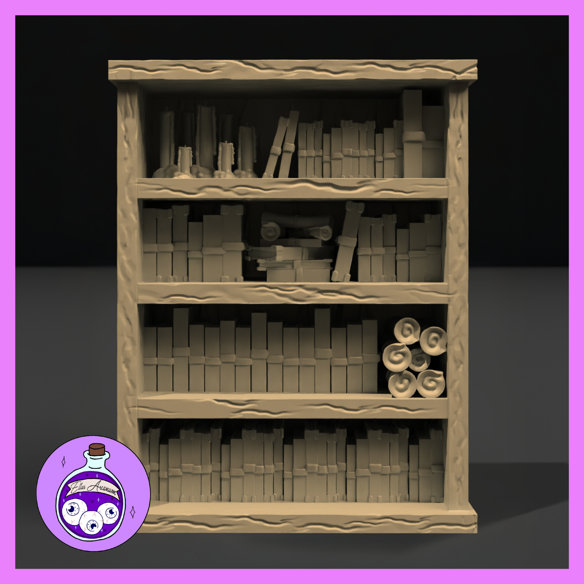 Bookshelf Library by Ella's Arcanum
