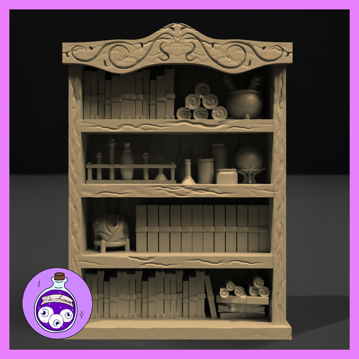 Bookshelf Magic by Ella's Arcanum