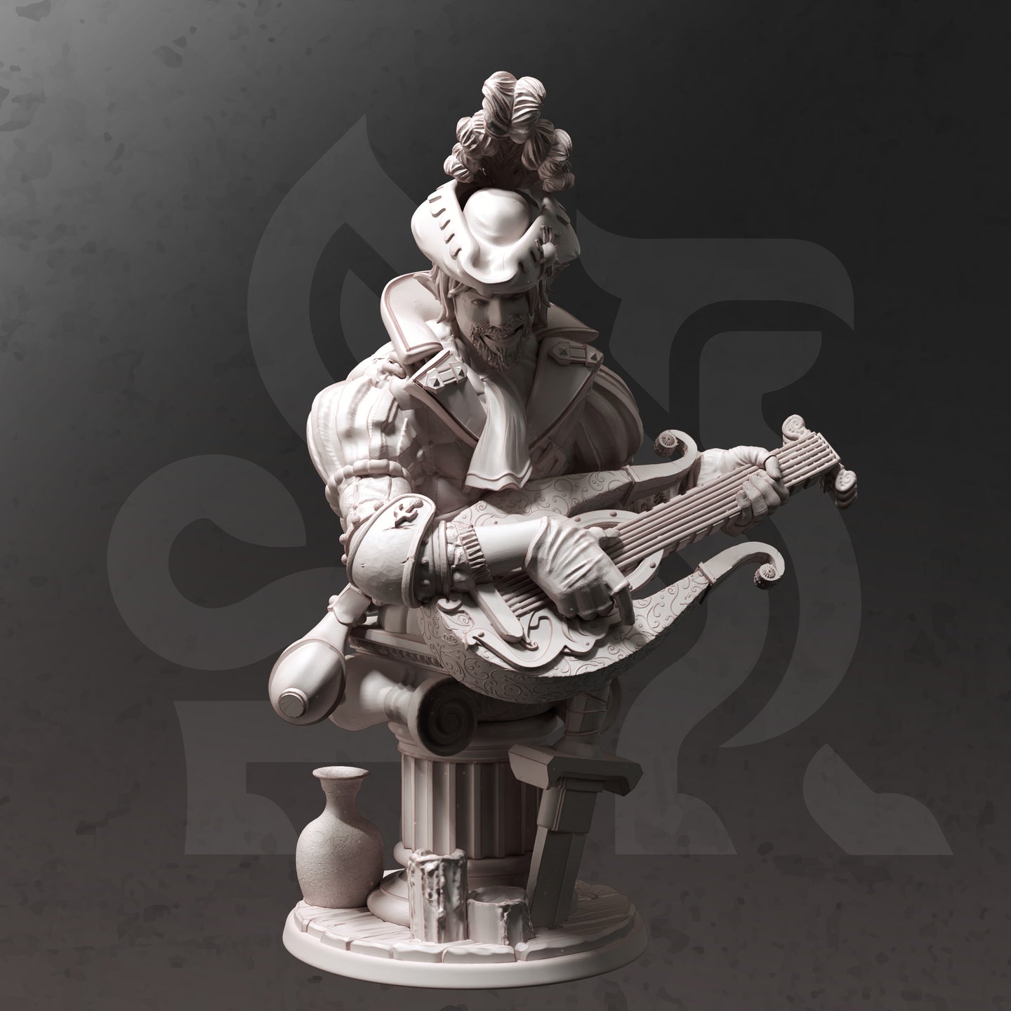 Brazen Bard (Brekken) Bust  by DM Stash