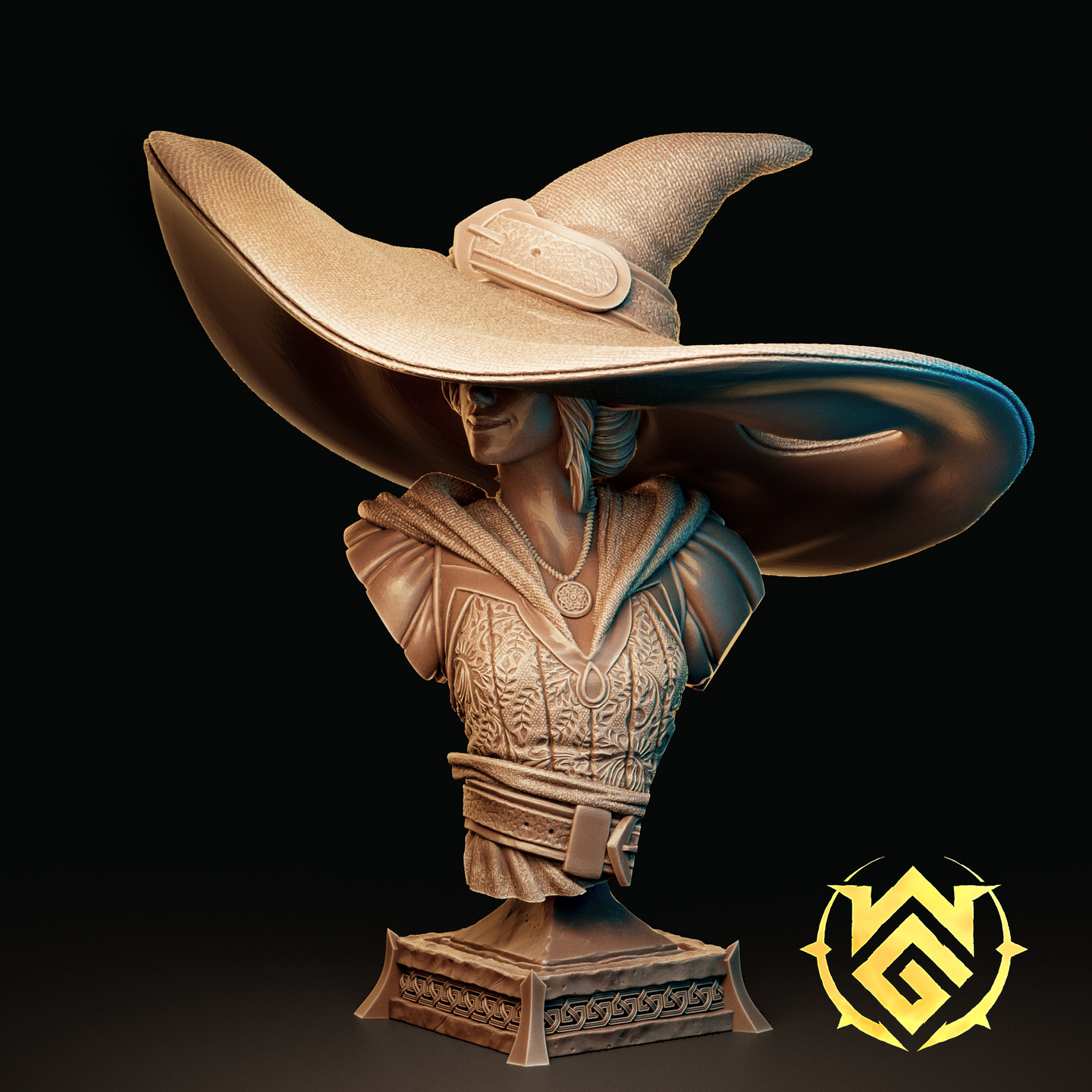 Brim Wizard Bust by The Witchguild