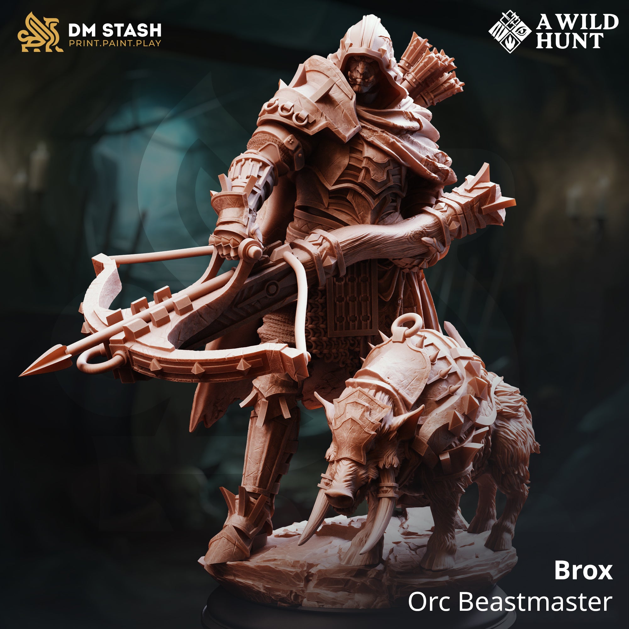 Orc Beastmaster (Brox) by DM Stash
