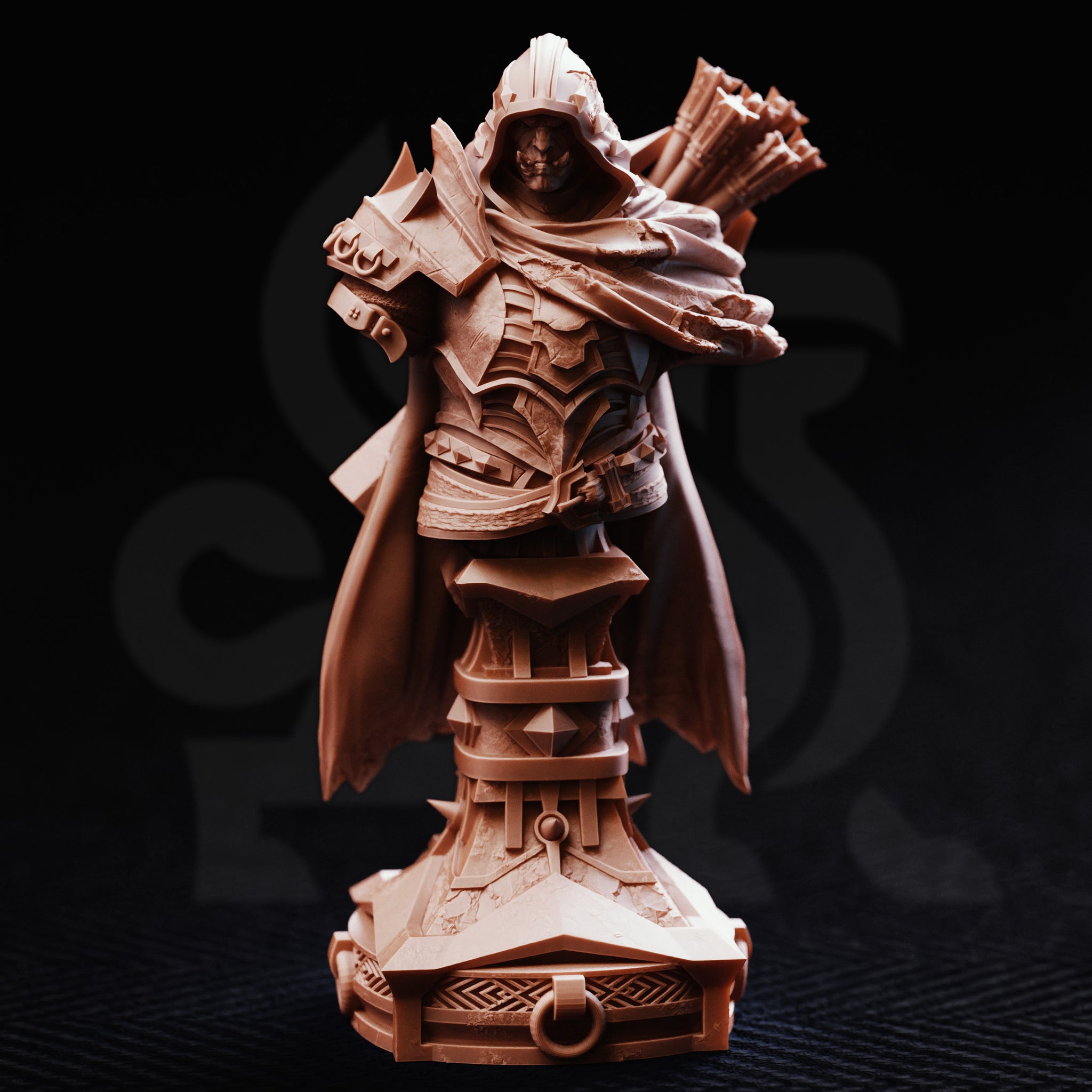 Orc Beastmaster (Brox) Bust  by DM Stash