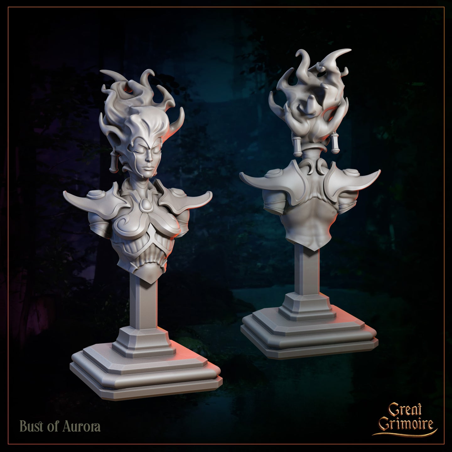 Aurora Beastmaster Bust  by Great Grimoire