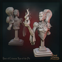 Crimson Nun of the Pit Bust  by Great Grimoire